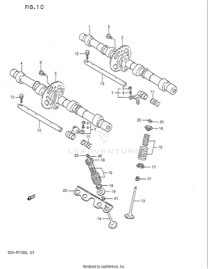 Cam Shaft - Valve Schematic