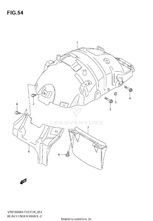 Rear Fender Brace Schematic