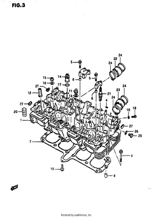 Cylinder Head Schematic