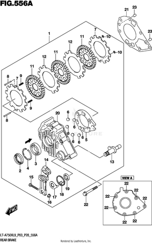 Rear Brake Schematic