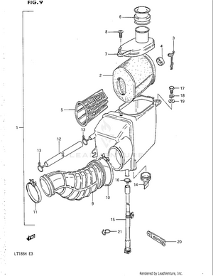 Air Cleaner (model E) Schematic