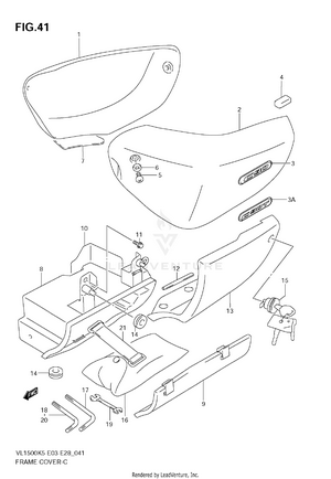 Frame Cover (model K5/k6) Schematic