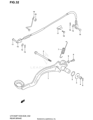 Rear Brake Schematic
