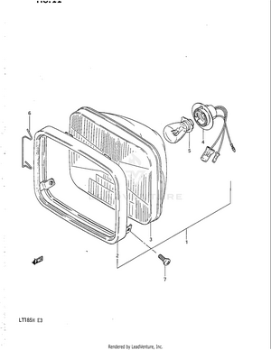 Headlamp (model E) Schematic