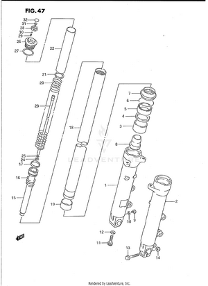 Front Damper Schematic