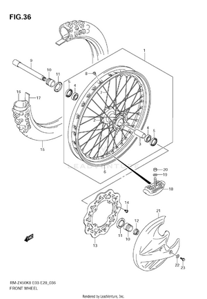Front Wheel Schematic