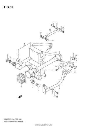 Rear Swinging Arm Schematic