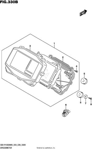 Speedometer (gsx-r1000a:e28) Schematic