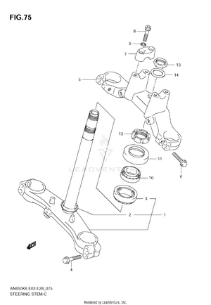 Steering Stem Schematic