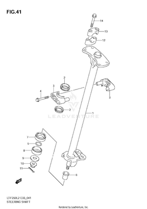 Steering Shaft Schematic