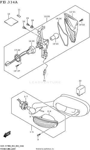 Turnsignal Lamp Schematic