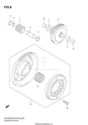 Starter Clutch Schematic