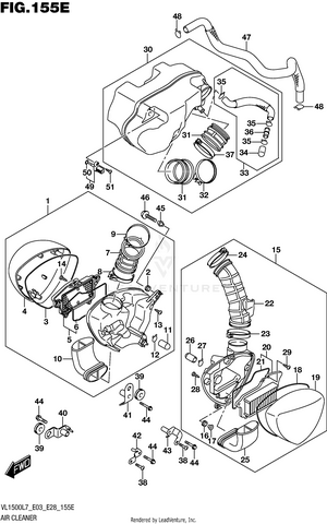 Air Cleaner (vl1500tl7 E03) Schematic