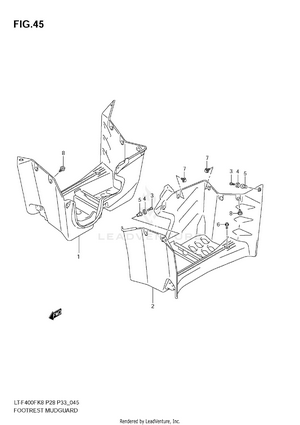 Footrest Madguard Schematic