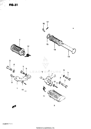 Footrest Schematic