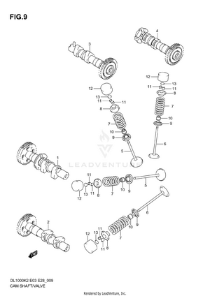 Camshaft / Valve Schematic
