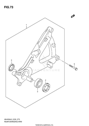 Rear Swinging Arm Schematic
