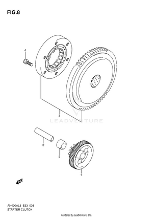 Starter Clutch Schematic