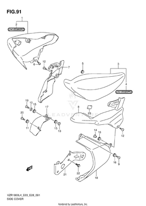 Side Cover (vzr1800zl4 E33) Schematic