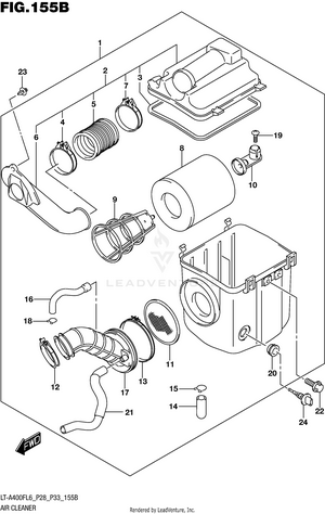 Air Cleaner (lt-a400fl6 P33) Schematic
