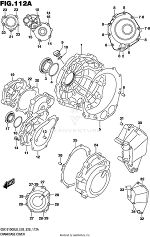 Crankcase Cover Schematic