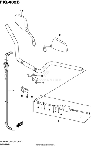 Handlebar (dl1000al8 E28) Schematic