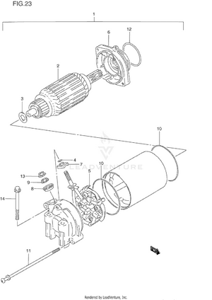 Starting Motor Schematic