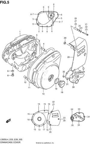 Crankcase Cover Schematic