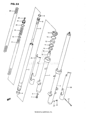Front Fork (g/h/j) Schematic
