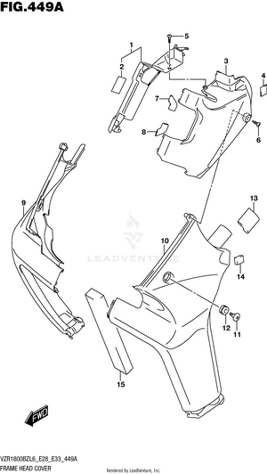Frame Head Cover Schematic