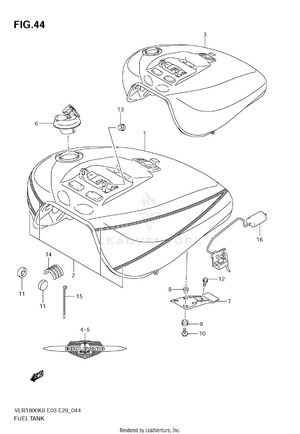 Fuel Tank (vlr1800tk8/tk9) Schematic