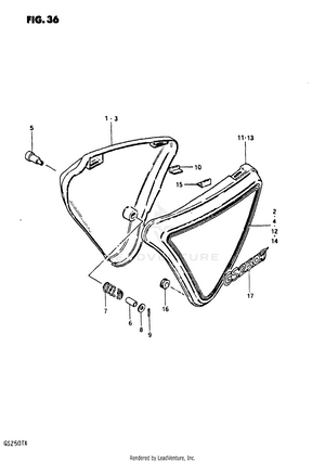 Frame Cover (gs250tx) Schematic