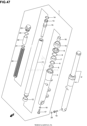 Front Damper (model K1/k2/k3/k4) Schematic