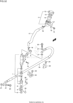 Rear Master Cylinder Schematic