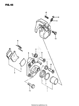 Front Caripers Schematic