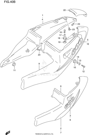 Frame Cover (model X) Schematic
