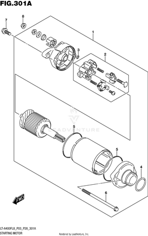 Starting Motor Schematic