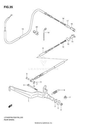 Rear Brake Schematic