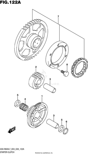 Starter Clutch Schematic