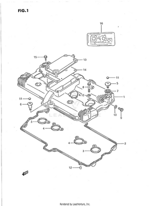 Cylinder Head Cover Schematic