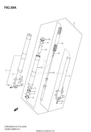 Front Damper (vzr1800zk7/k8/nk8/zk8/k9/nk9) Schematic