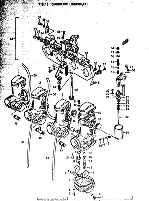 Carburetor (gs1000n Schematic