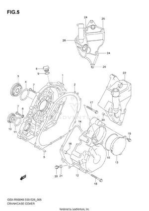 Crankcase Cover Schematic