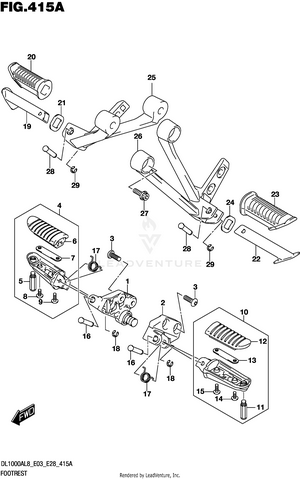 Footrest Schematic