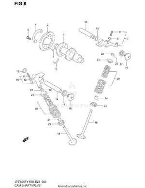 Cam Shaft - Valve Schematic