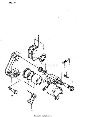 Front Calipers Schematic