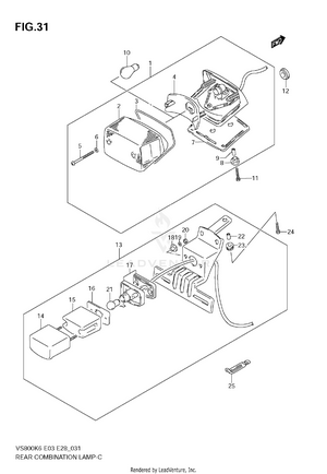 Rear Combination Lamp Schematic