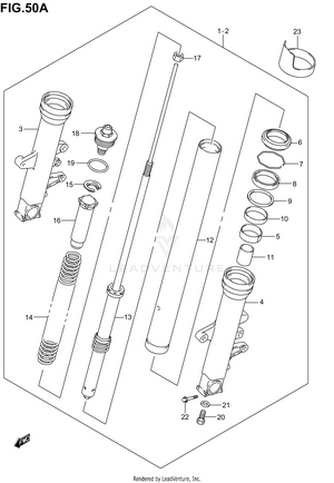 Front Damper (model K5) Schematic