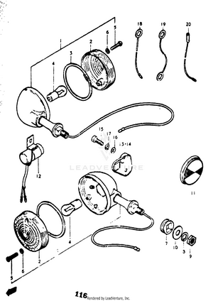 Turn Signal Lamp (gt750b) Schematic