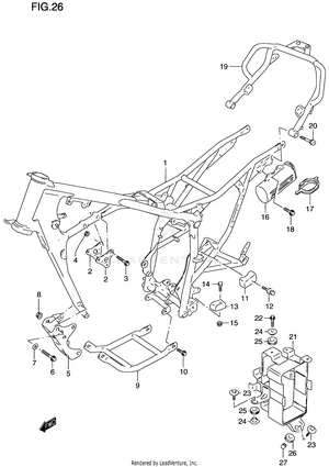 Frame (model T/v/w) Schematic